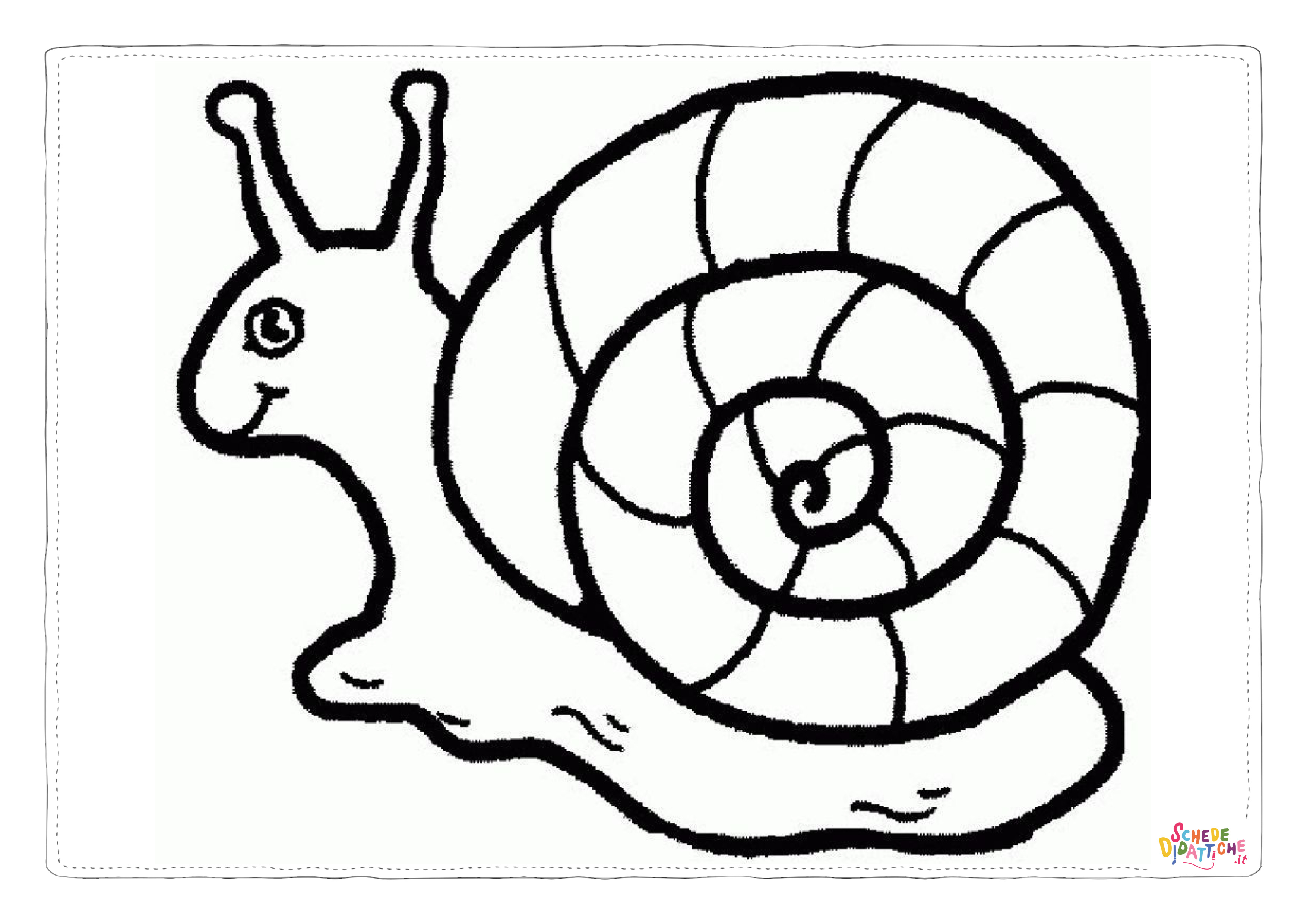 Disegno di lumaca da stampare e colorare 32