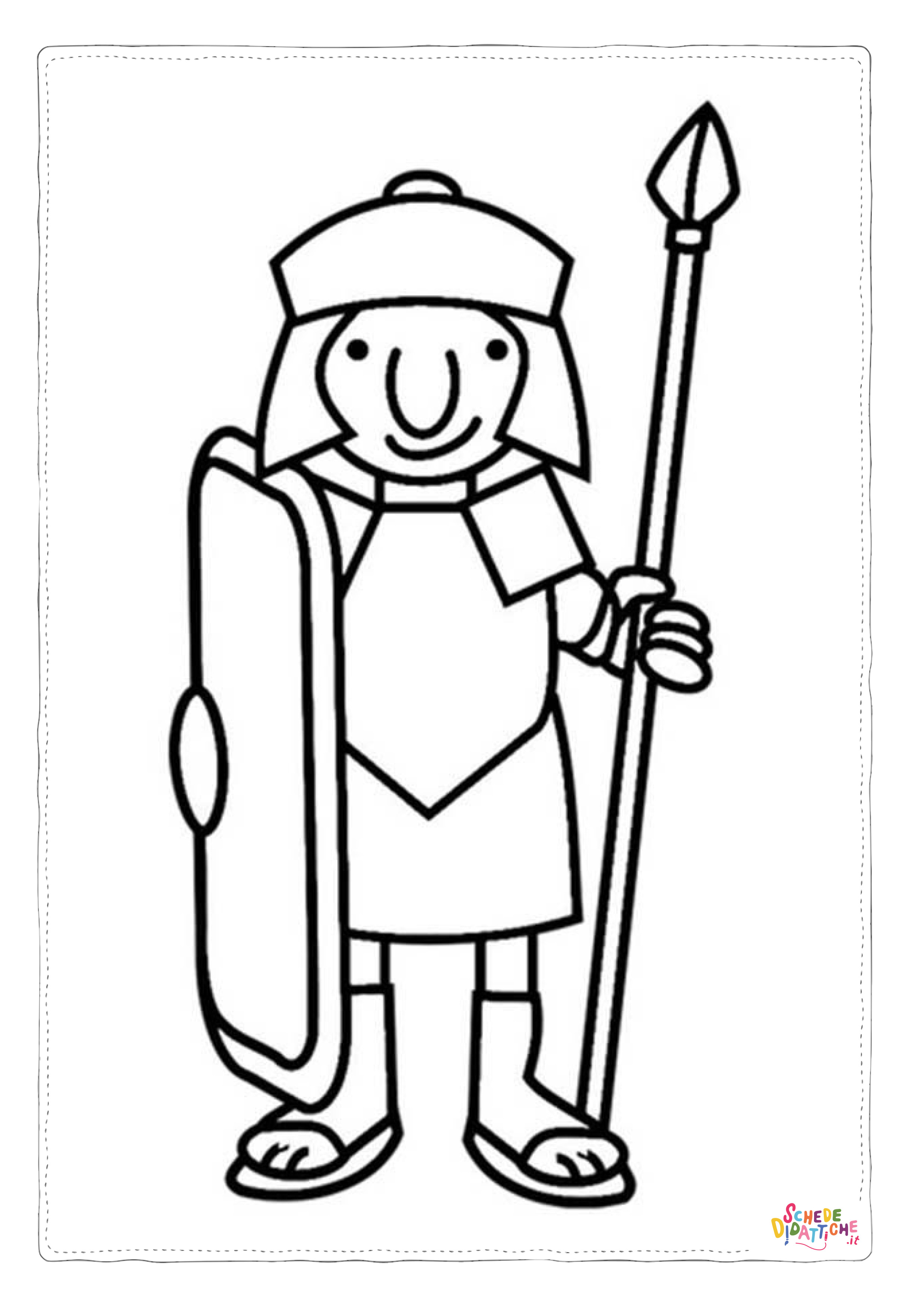 Disegno "Disegno di Impero Romano da stampare e colorare 7" Disegno di Impero Romano da stampare e colorare 7
