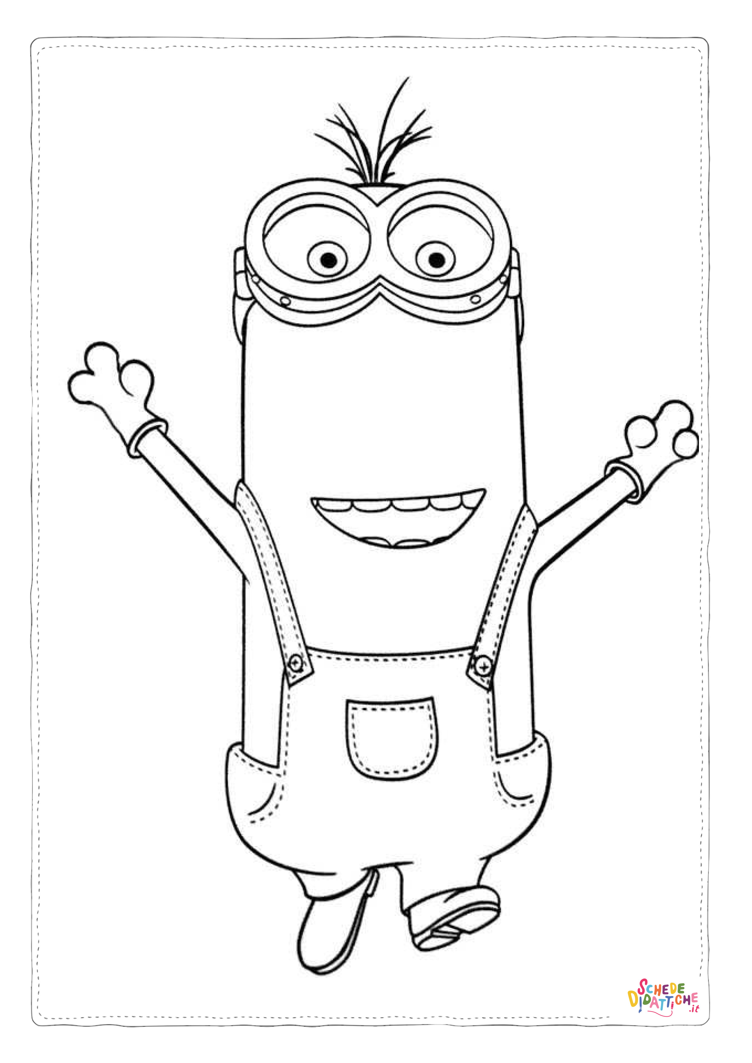 Disegno "Disegno di Cattivissimo me - Minions da stampare e colorare 29" Disegno di Cattivissimo me - Minions da stampare e colorare 29