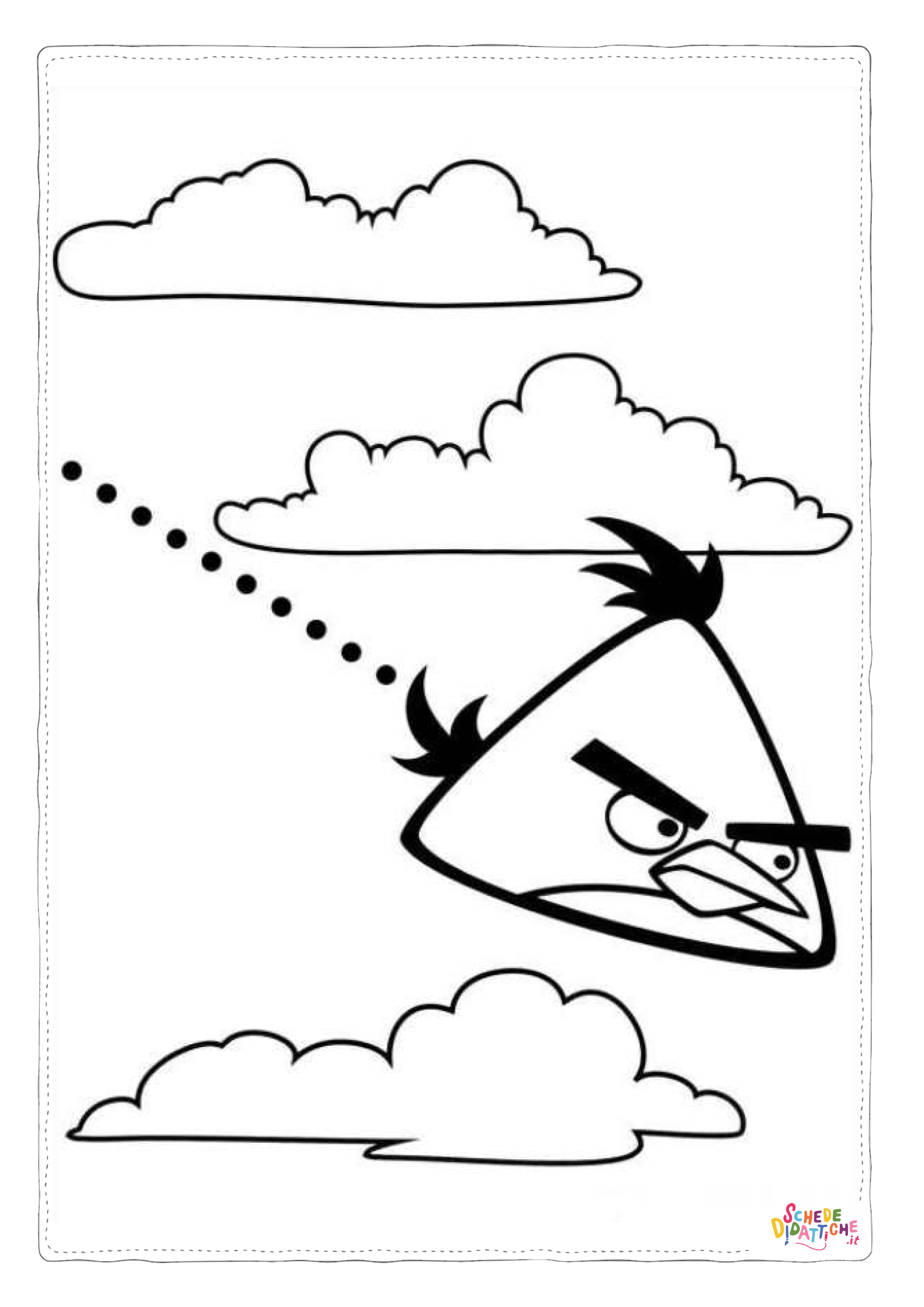 Disegno "Disegno di Angry birds da stampare e colorare 53" Disegno di Angry birds da stampare e colorare 53
