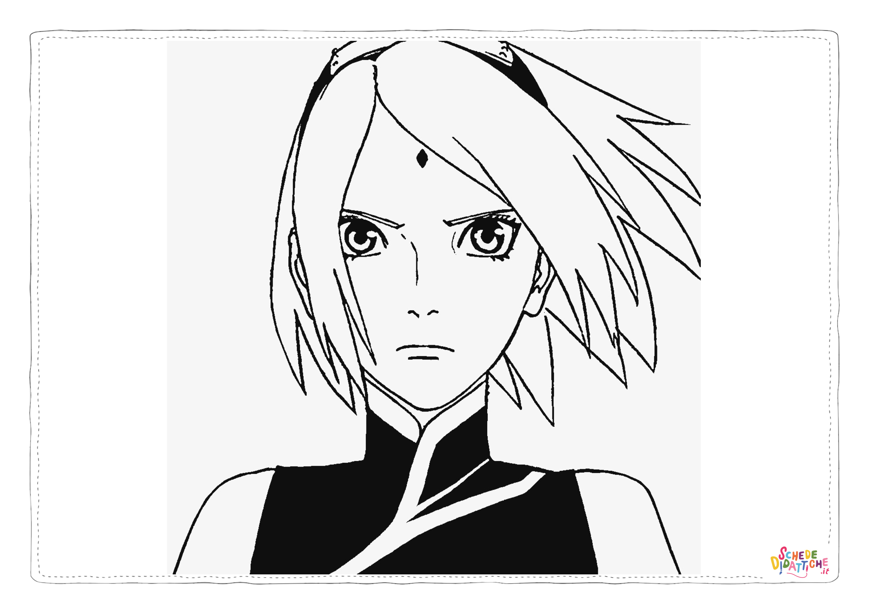 Disegno di Naruto da stampare e colorare 26