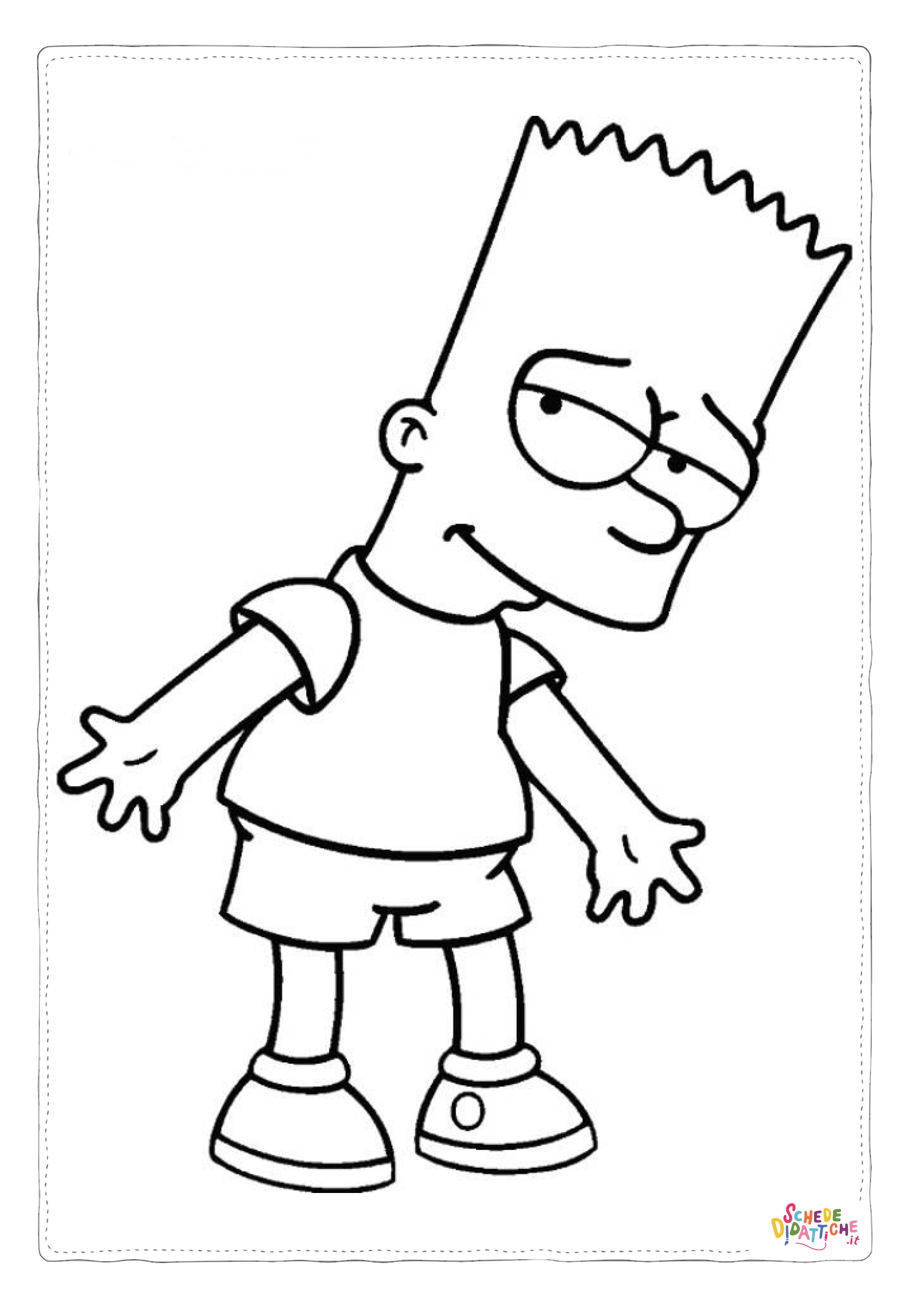 Disegno di I Simpson da stampare e colorare 54
