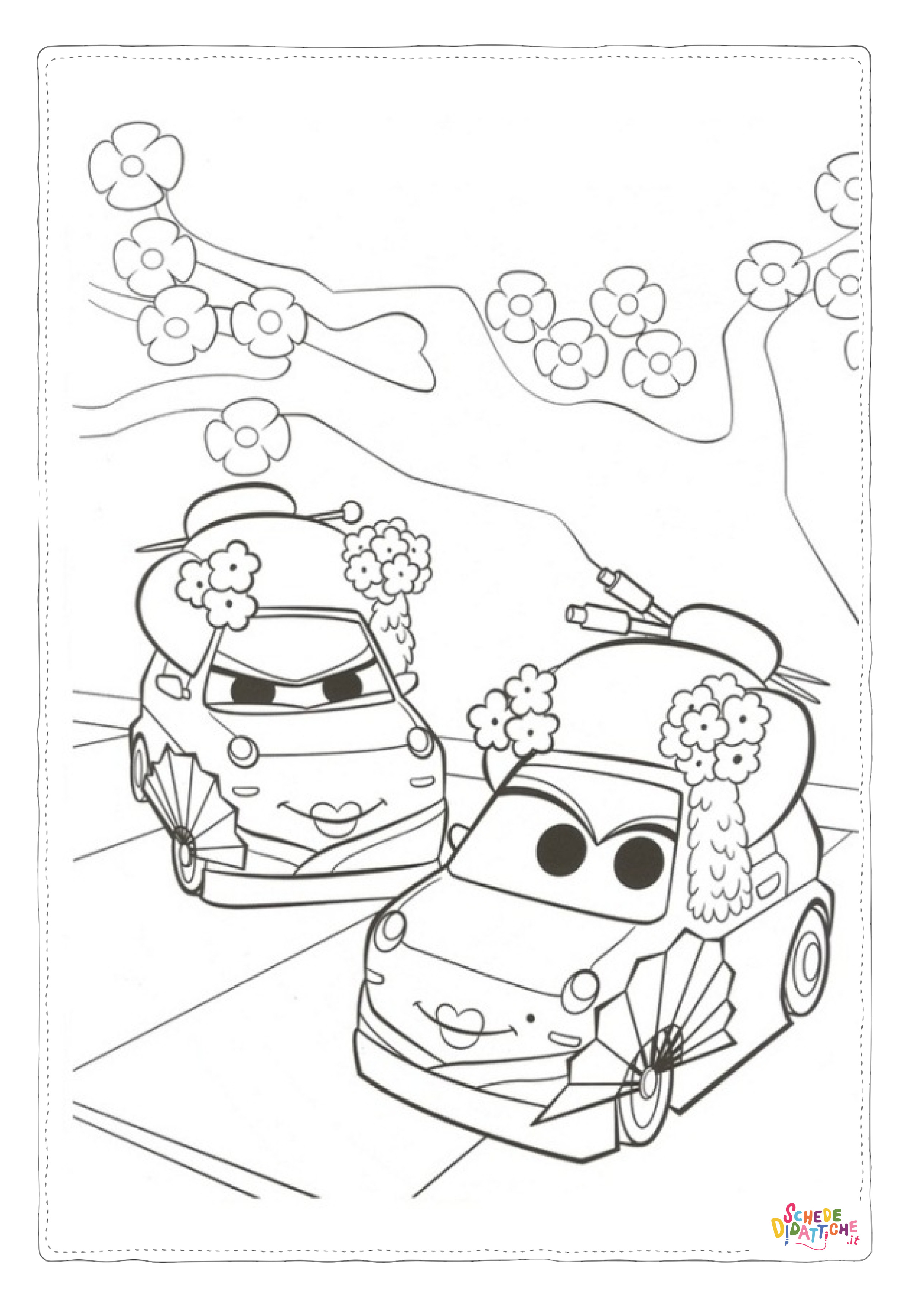 Disegno di Cars da stampare e colorare 137