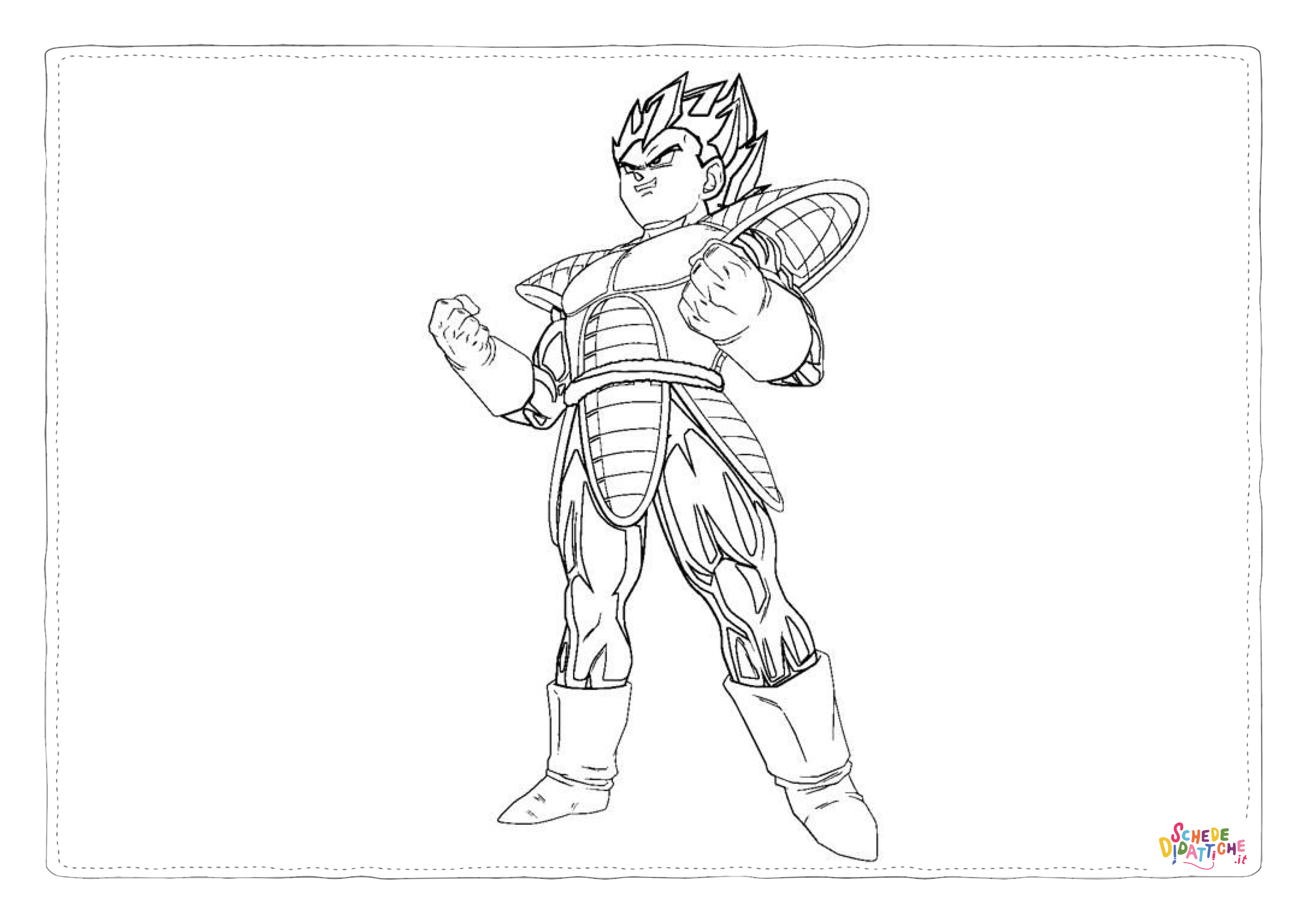 Disegno "Disegno di Dragon Ball da stampare e colorare 40" Disegno di Dragon Ball da stampare e colorare 40