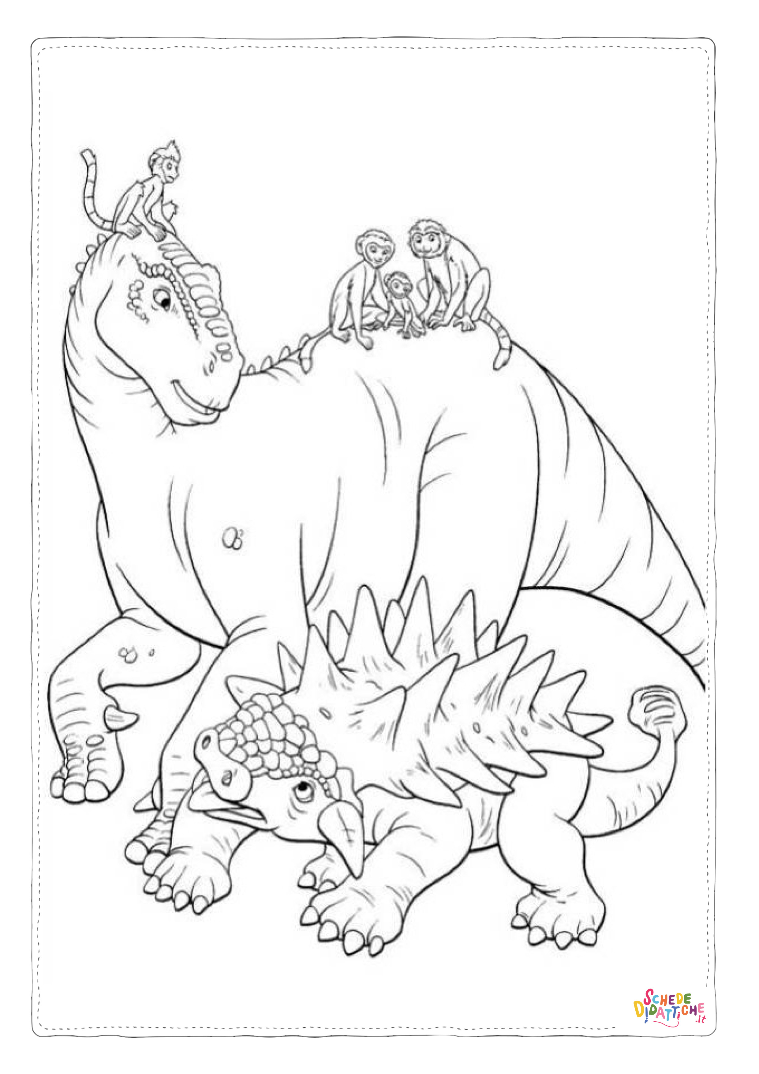 Disegno di Dinosauri - Il film da stampare e colorare 10