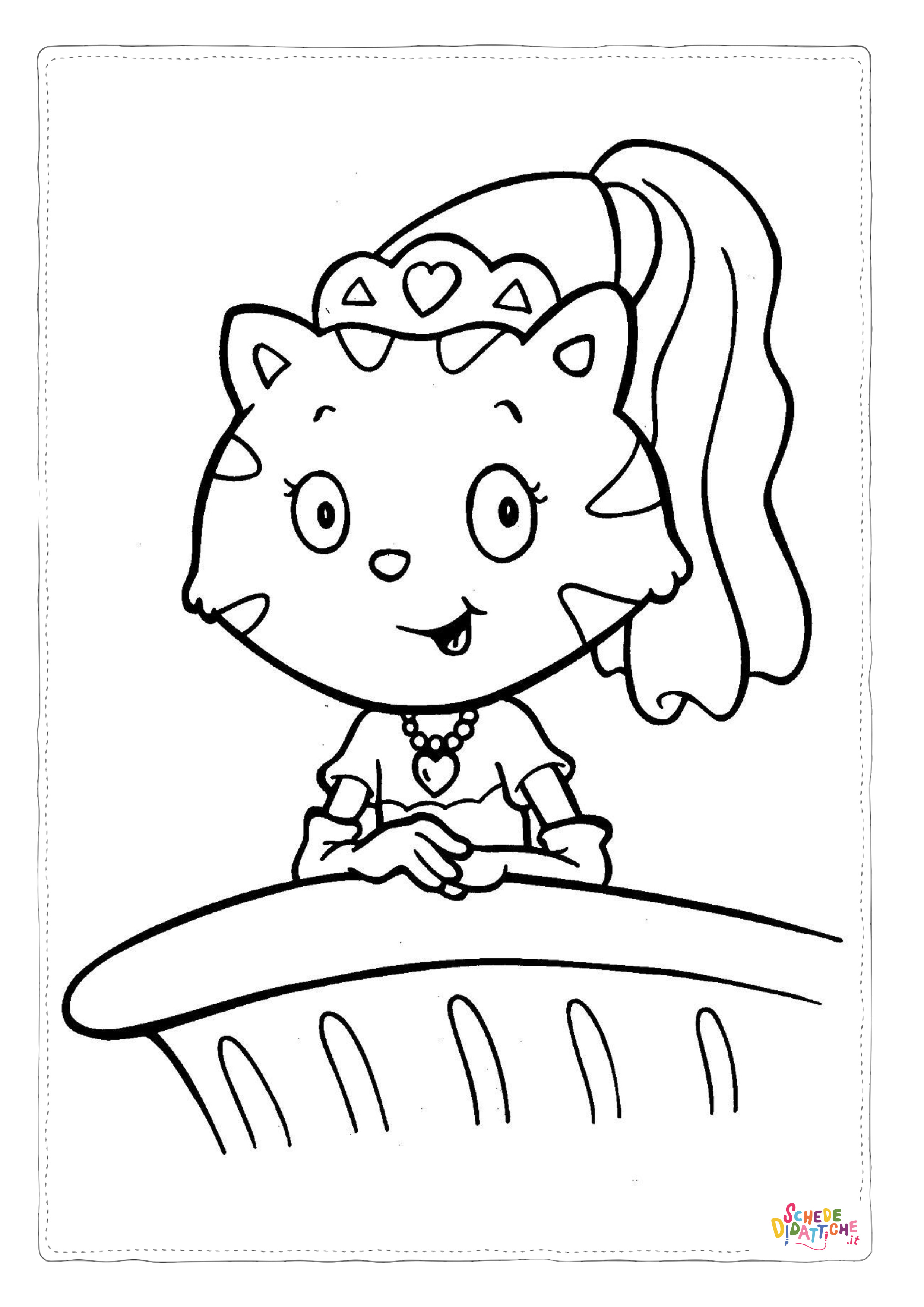 Disegno "Disegno di Hello Kitty da stampare e colorare 174" Disegno di Hello Kitty da stampare e colorare 174