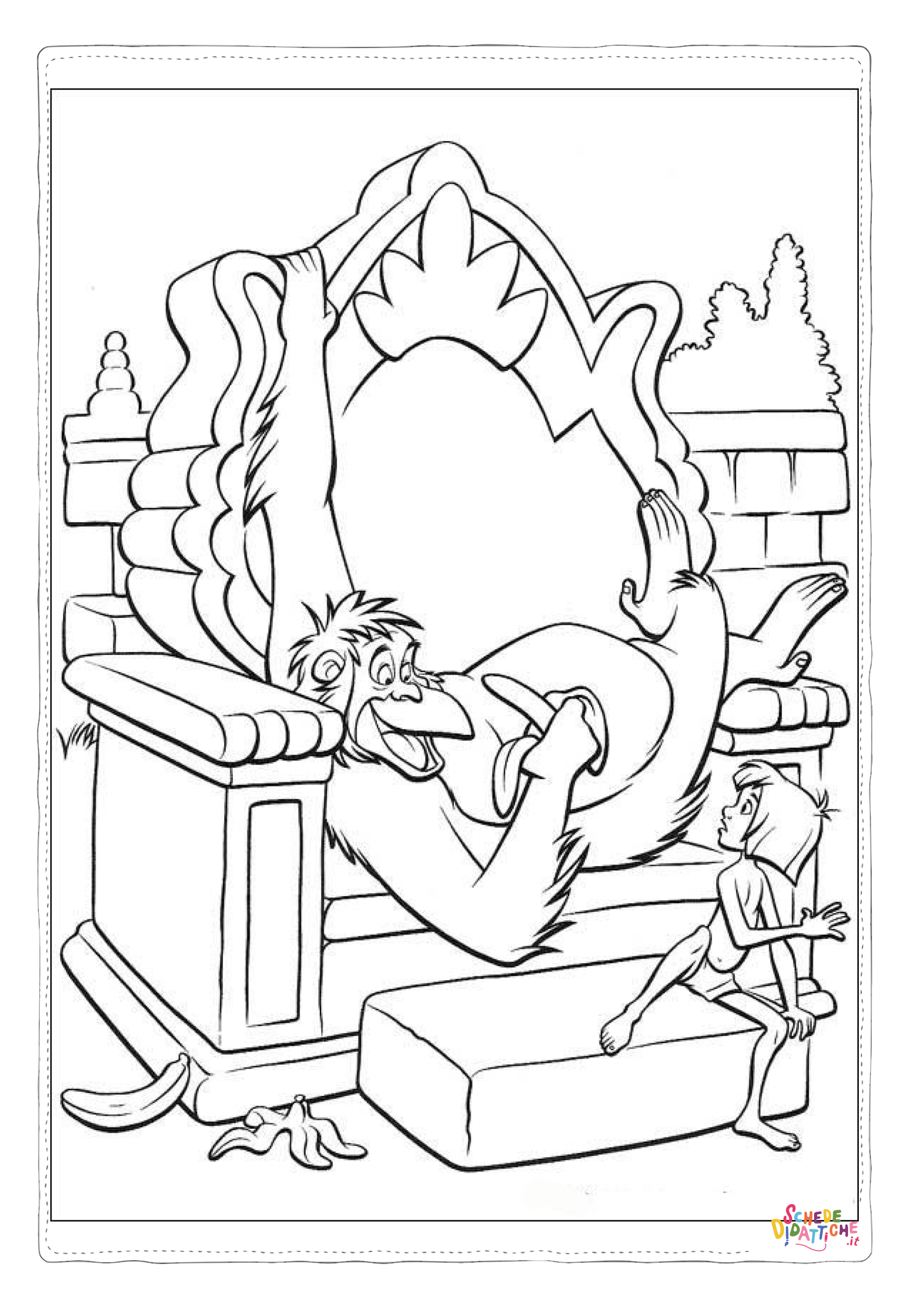 Disegno "Disegno di Il libro della giungla da stampare e colorare 33" Disegno di Il libro della giungla da stampare e colorare 33