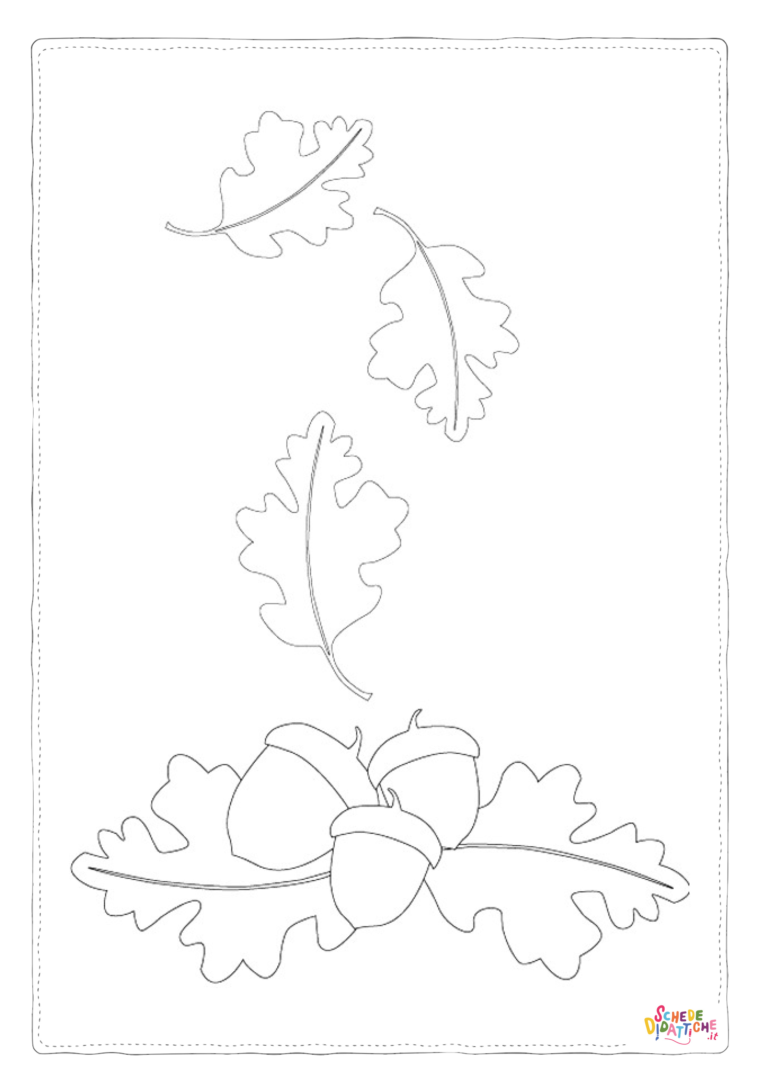 Disegno di foglia da stampare e colorare 113