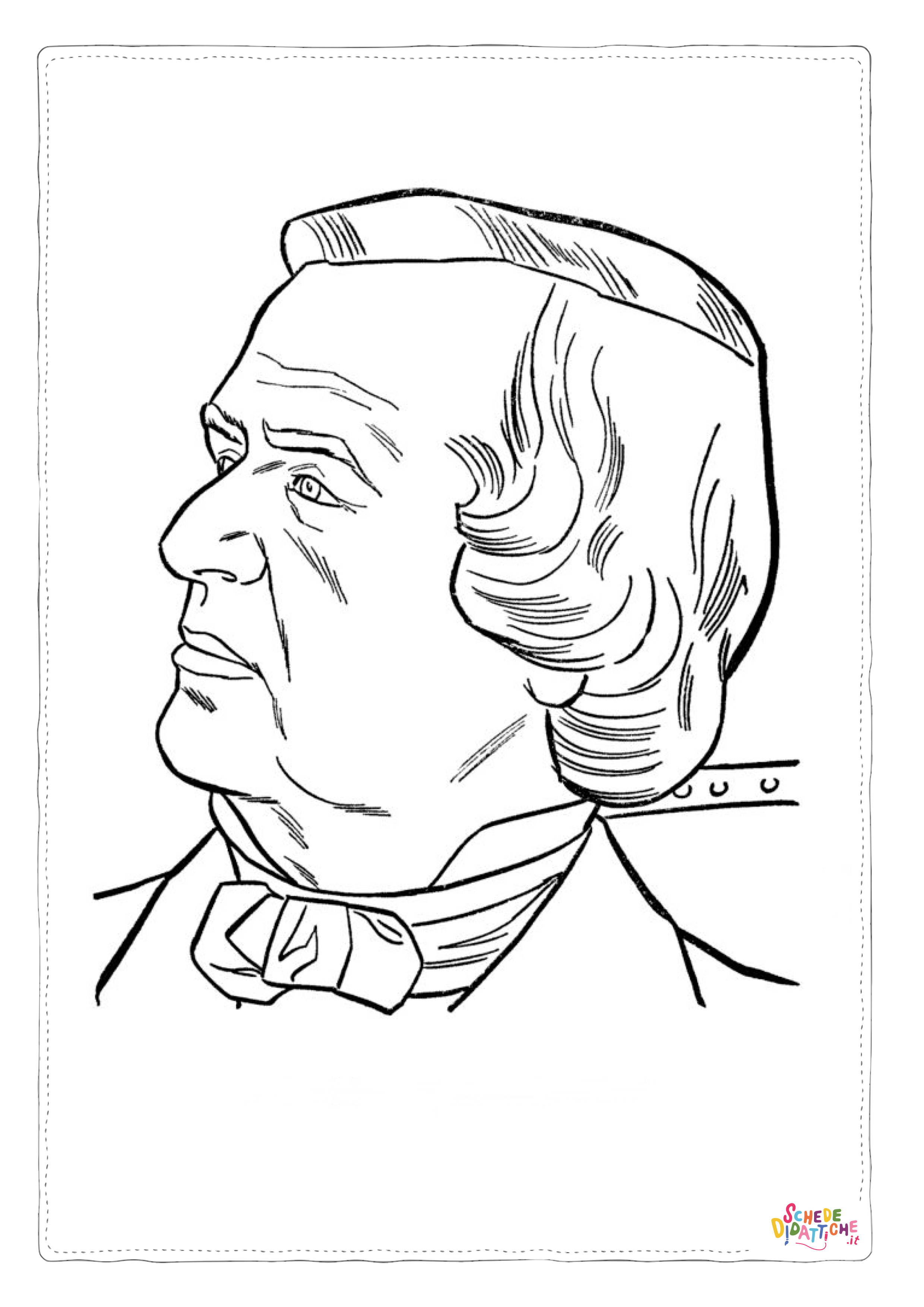 Disegno "Disegno di persona famosa da stampare e colorare 31" Disegno di persona famosa da stampare e colorare 31