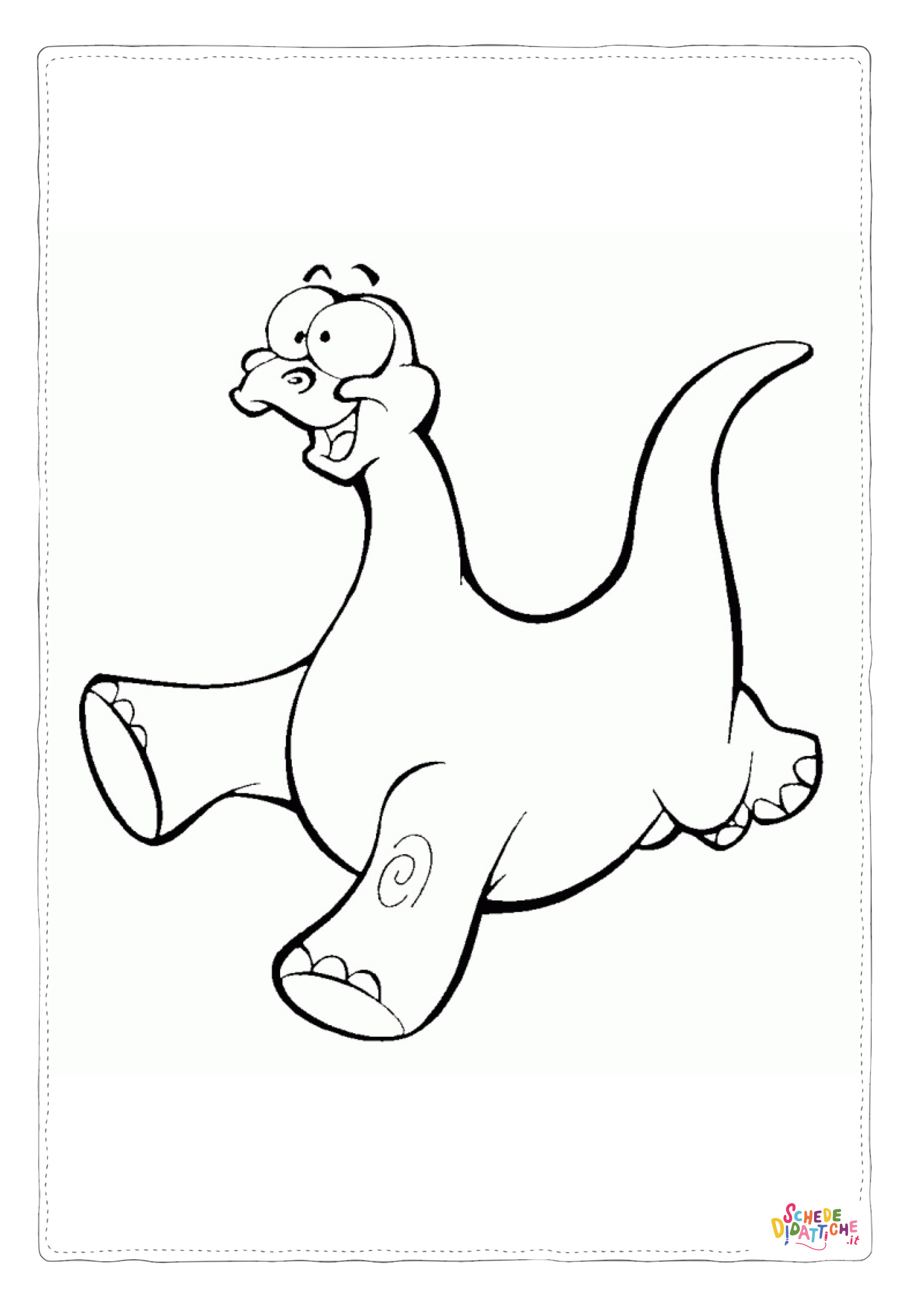 Disegno "Disegno di Brachiosauro da stampare e colorare 42" Disegno di Brachiosauro da stampare e colorare 42