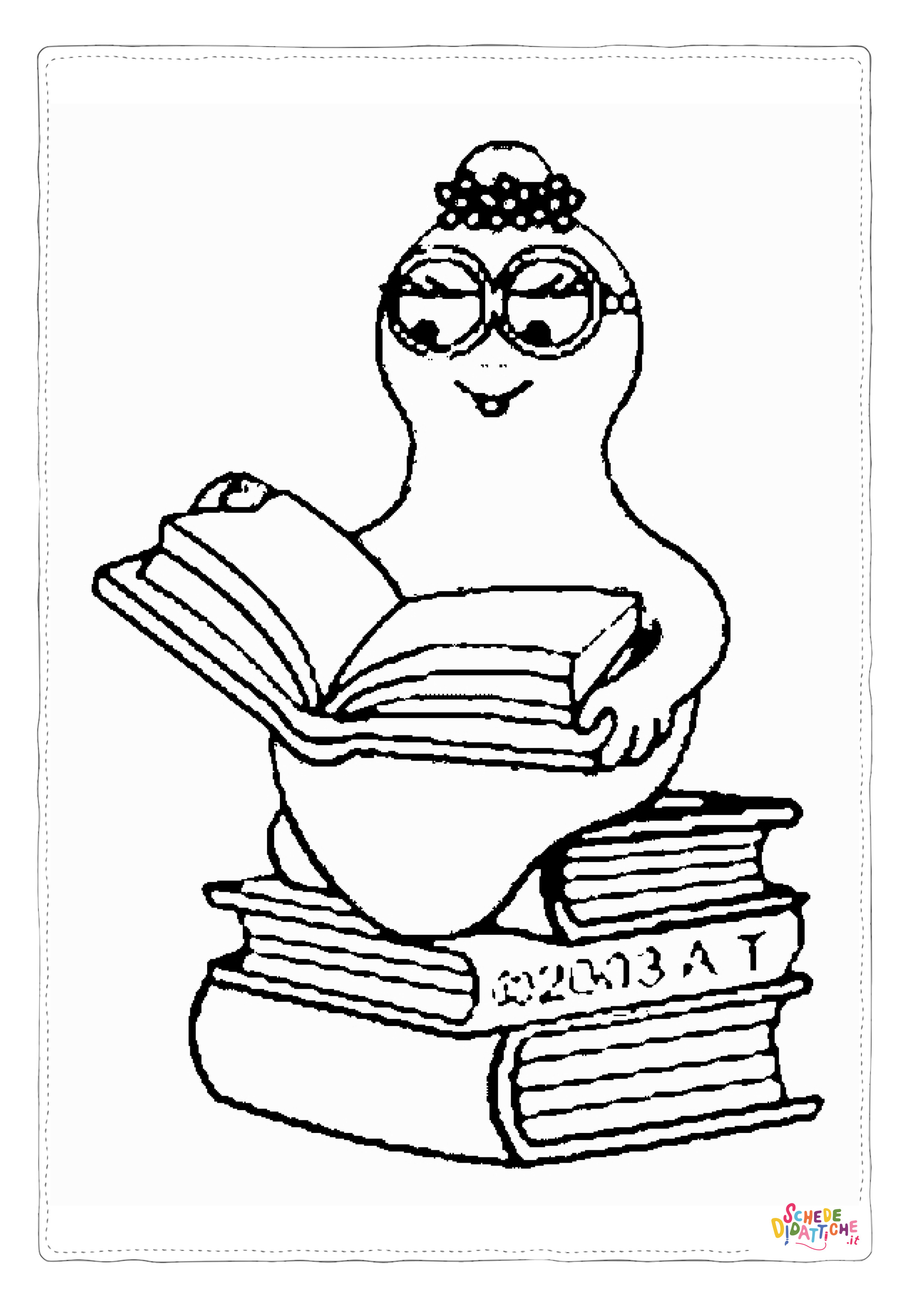Disegno di Barbapap da stampare e colorare 25