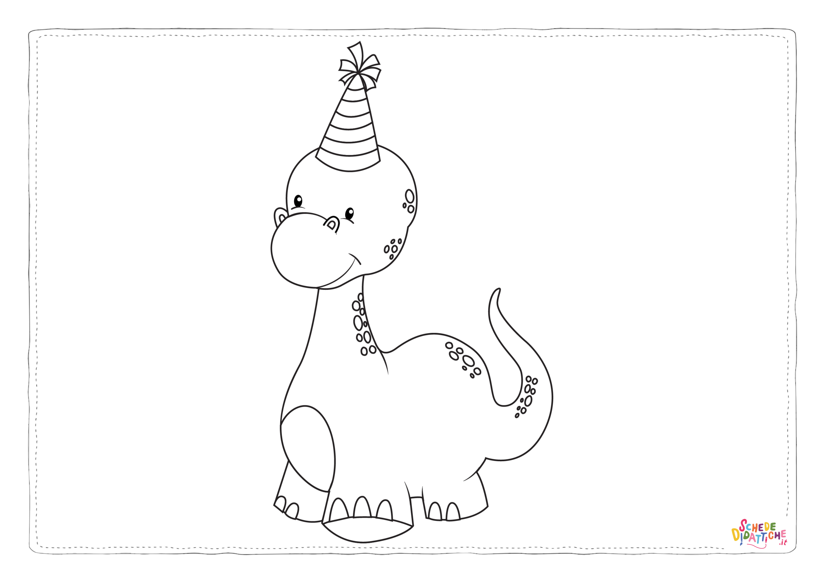Disegno "DINOSAUR-PARTY-STAMPS-10" DINOSAUR-PARTY-STAMPS-10