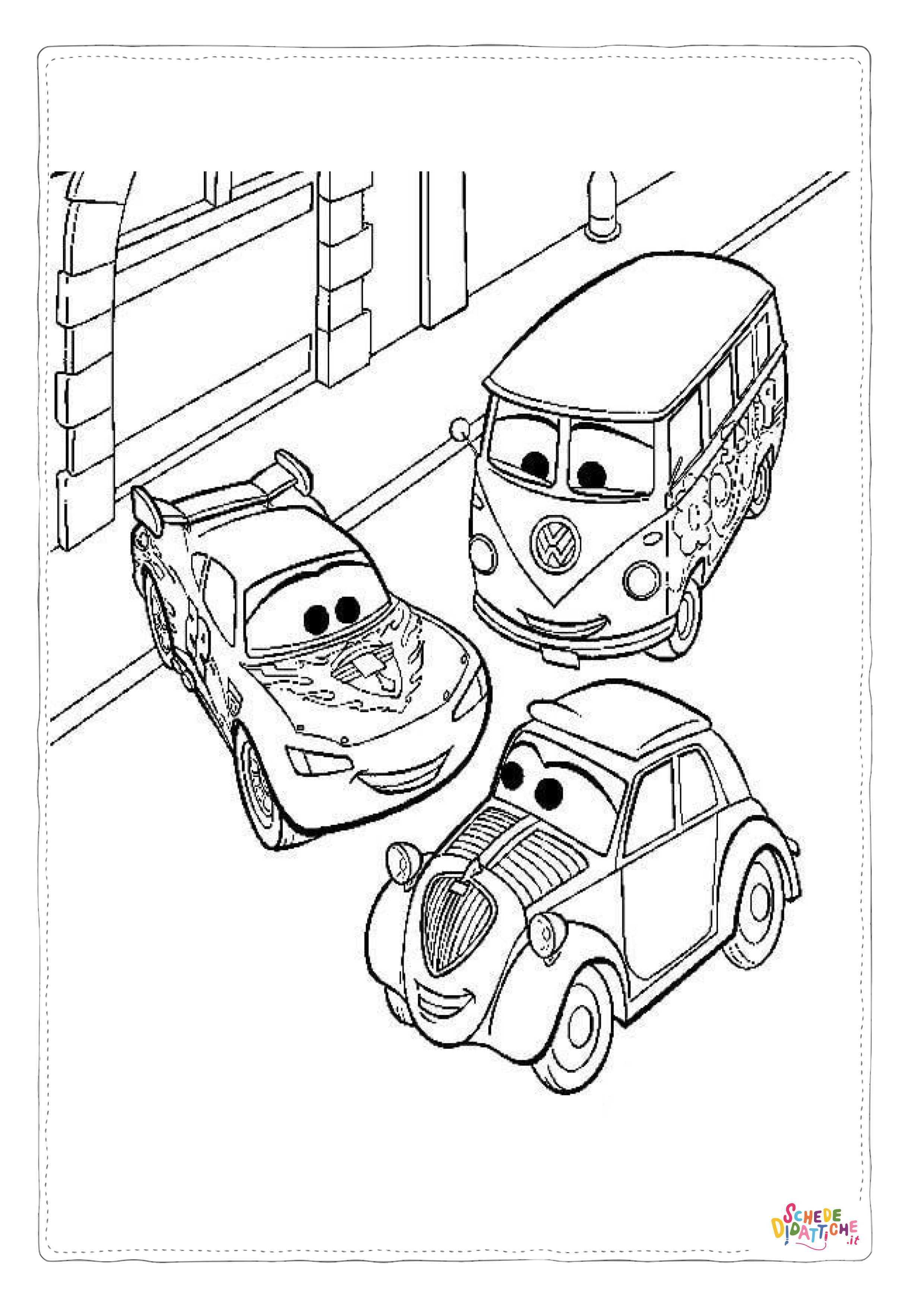 Disegno di Cars da stampare e colorare 243