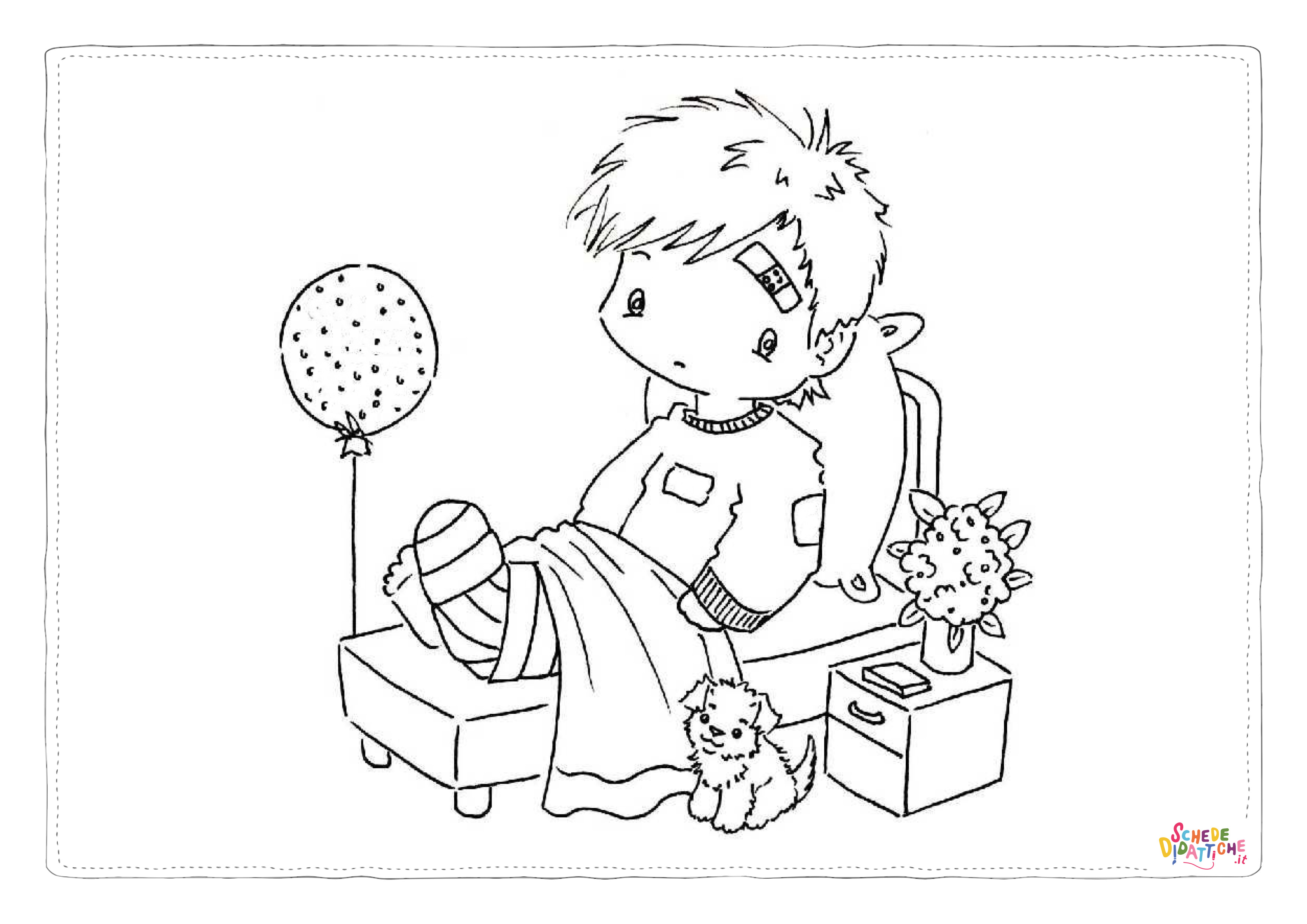 Disegno di bambino da stampare e colorare 34