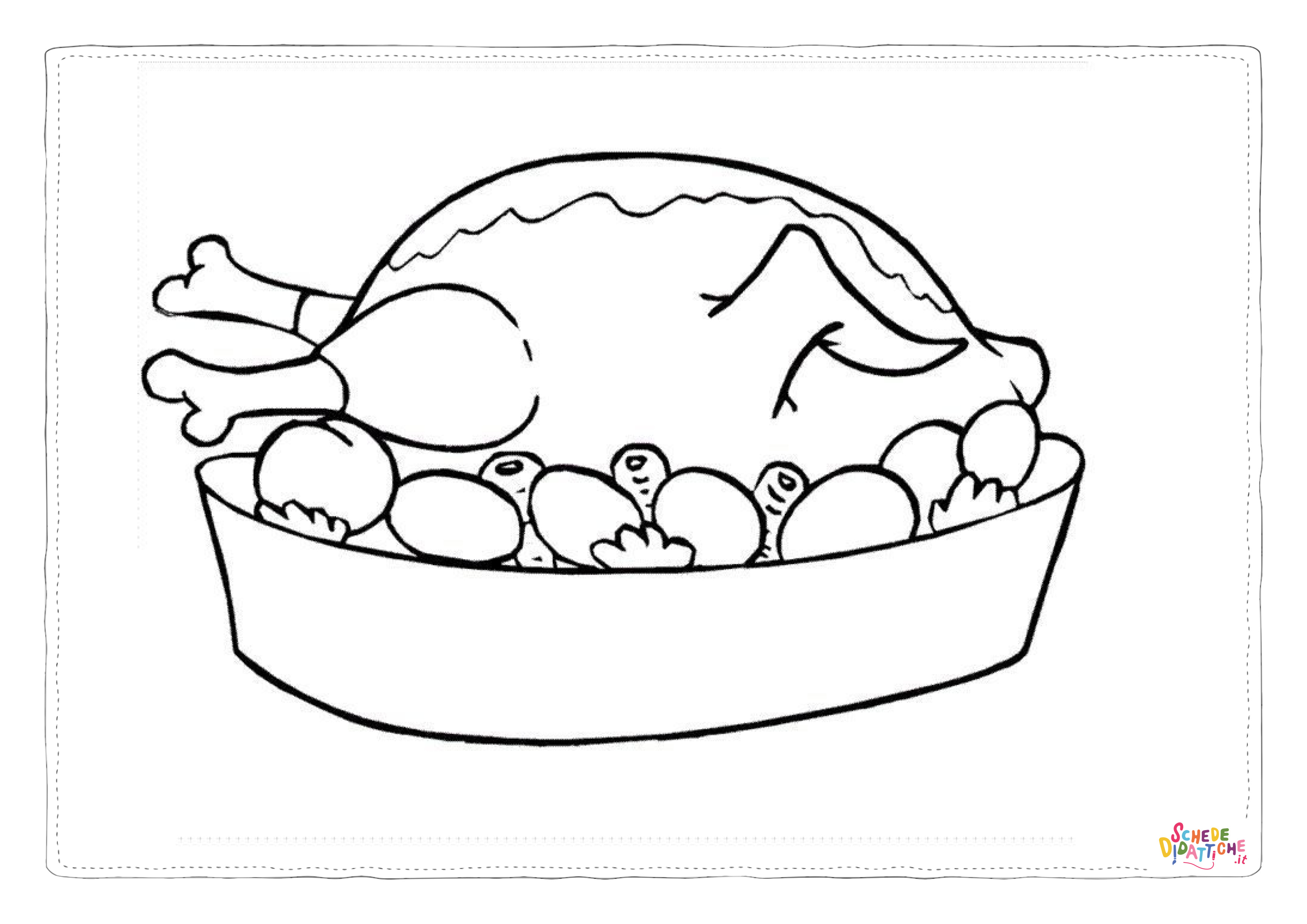 Disegno "Disegno di carne da stampare e colorare 26" Disegno di carne da stampare e colorare 26