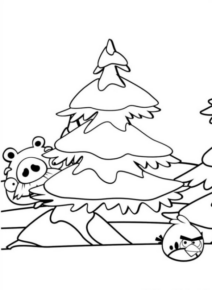 Disegno di Angry birds da stampare e colorare 84