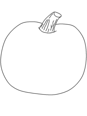 Disegno di zucca da stampare e colorare 21