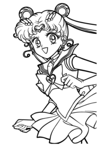 Disegno di Sailor Moon da stampare e colorare 23