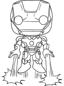 Disegno di Iron Man da stampare e colorare 6