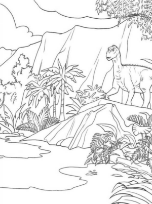 Disegno di Dinosauri – Il film da stampare e colorare 7