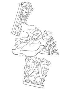Disegno di Alice nel paese delle meraviglie da stampare e colorare 17