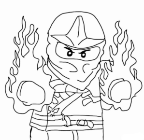 Disegno di Ninja Go da stampare e colorare 12