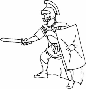 Disegno di Impero Romano da stampare e colorare 8
