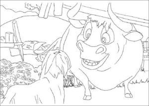 Disegno di toro da stampare e colorare 27