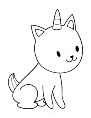 Disegno di unicorno da stampare e colorare 156