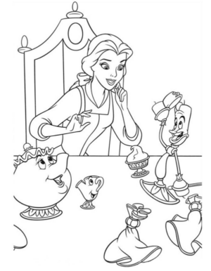 Disegno di Alice nel paese delle meraviglie da stampare e colorare 105