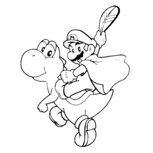 Disegno di Super Mario da stampare e colorare 42