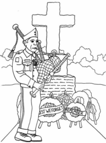 Disegno di soldato da stampare e colorare 55