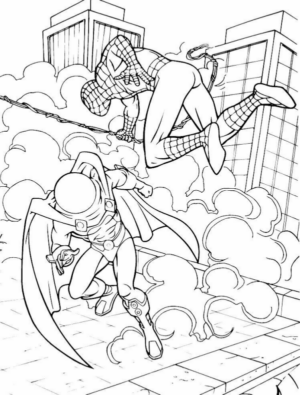 Disegno di Spiderman da stampare e colorare 148