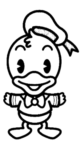 Disegno di Paperino da stampare e colorare 101