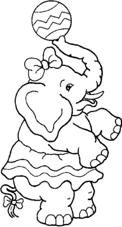 Disegno di circense da stampare e colorare 11