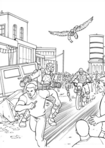 Disegno di Capitan America da stampare e colorare 6
