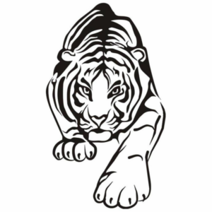 Disegno di tigre da stampare e colorare 54