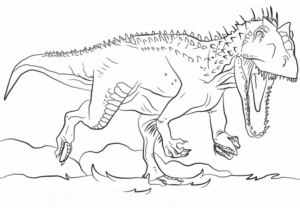 Disegno di Tirannosauro da stampare e colorare 66