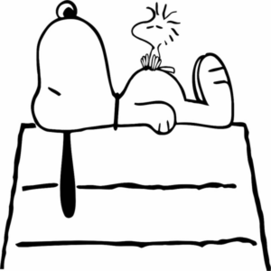 Disegno di Snoopy da stampare e colorare 28