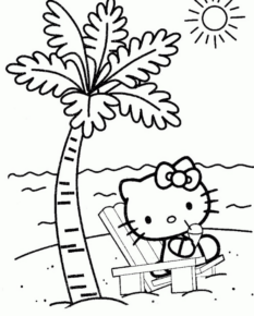 Disegno di Hello Kitty da stampare e colorare 32