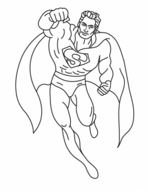 Disegno di Superman da stampare e colorare 55