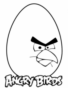 Disegno di Angry birds da stampare e colorare 13
