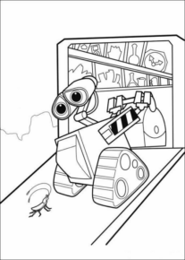 Disegno di Wall-E da stampare e colorare 39