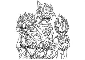 Disegno di Dragon Ball da stampare e colorare 82