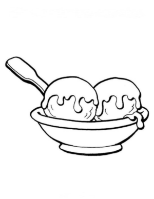 Disegno di gelato da stampare e colorare 53