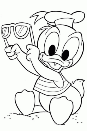 Disegno di Paperino da stampare e colorare 23