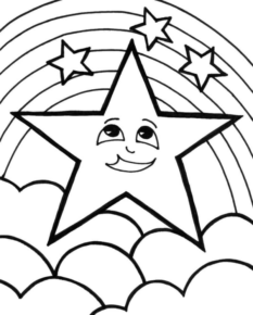 Disegno di arcobaleno da stampare e colorare 76