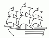 Disegni di Velieri da colorare
