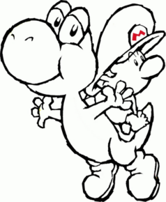 Disegno di Super Mario da stampare e colorare 53