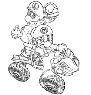 Disegno di Super Mario da stampare e colorare 112